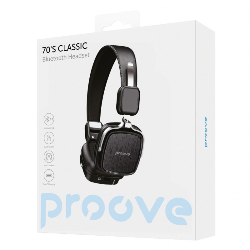 Бездротові навушники Proove 70's Classic black