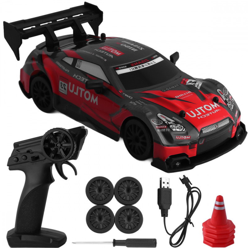 Машинка для дрифту на радіокеруванні Nissan GT-R (R35) red