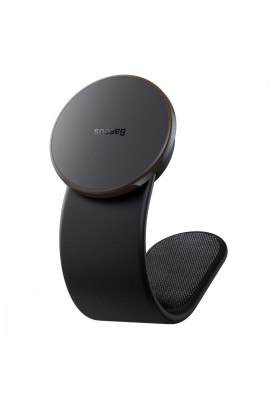 Автомобільний тримач з Бездротовим ЗП Baseus C02 Pro Series Magnetic black