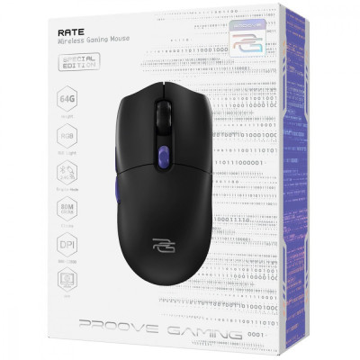 Бездротова ігрова миша Proove Gaming Rate Special Edition white/purple