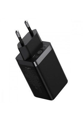 МЗП Baseus GaN5 Pro 65W (2 Type-С+USB ) + Кабель Type-C to Type-C 100W (1m) black