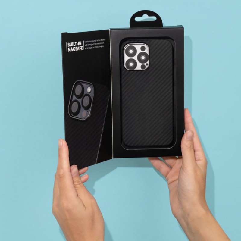 Чохол Proove Carbon Slim with Magnetic Ring iPhone 16 black