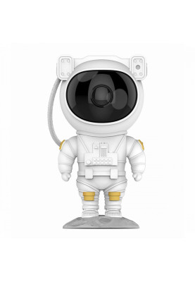 Лазерний нічник-проектор зоряного неба Astronaut 1500 mAh white