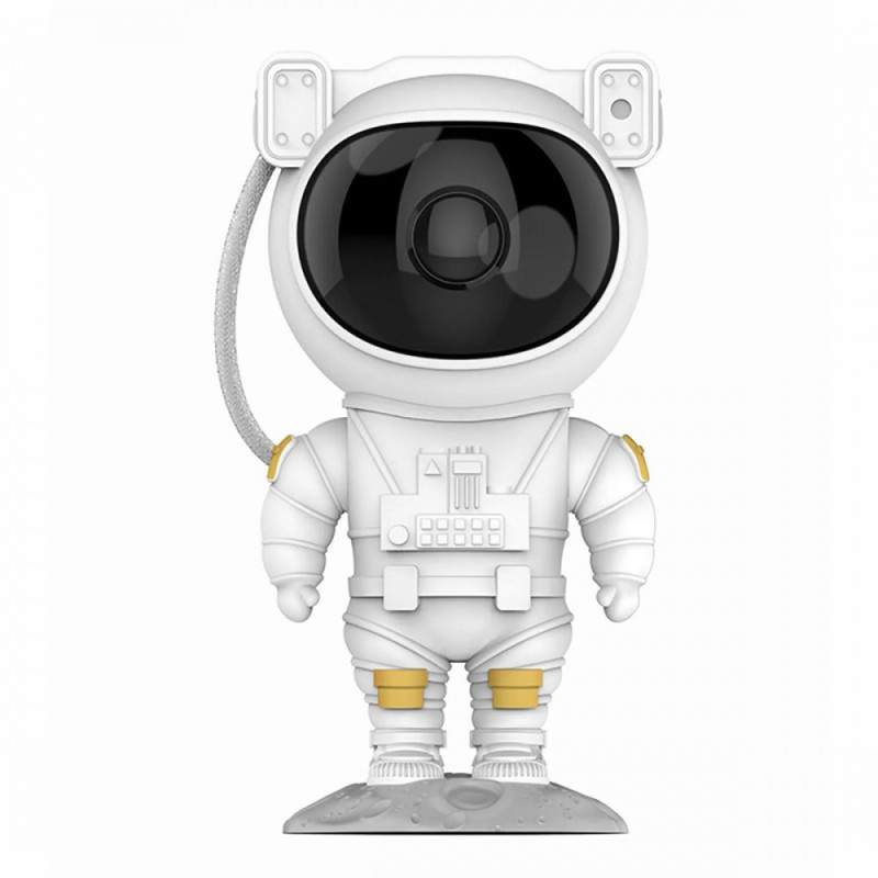 Лазерний нічник-проектор зоряного неба Astronaut 1500 mAh white