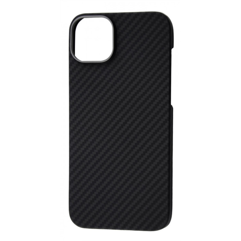 Чохол WAVE Premium Carbon Slim with Magnetic Ring iPhone 15 Plus black