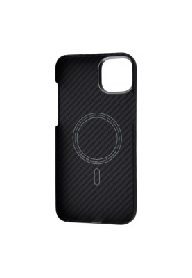 Чохол WAVE Premium Carbon Slim with Magnetic Ring iPhone 15 Plus black