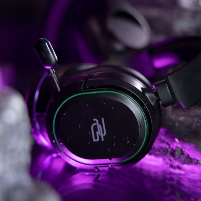 Бездротова ігрова гарнітура Proove Gaming Rapture black