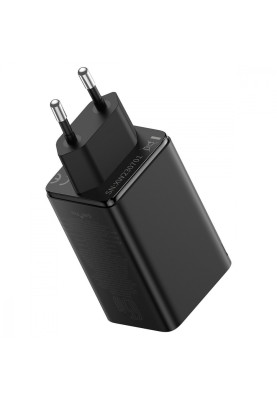 МЗП Baseus GaN6 Pro Fast Charger 2 Type-C + 2 USB 65W black