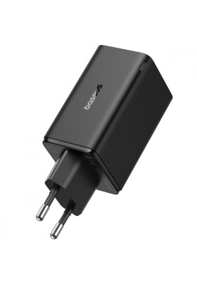 МЗП Baseus GaN6 Pro Fast Charger 2 Type-C + 2 USB 65W black