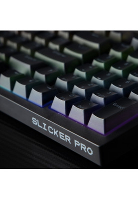 Бездротова клавіатура Proove Gaming Slicker Pro (Ukraine Layout) black