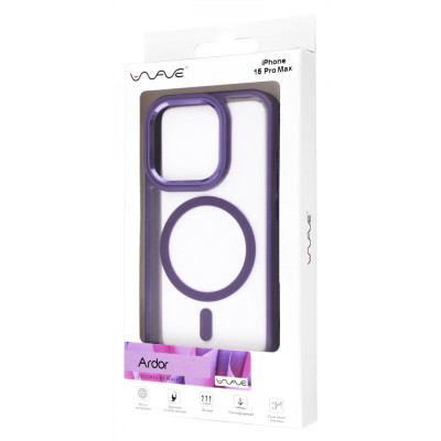 Чохол WAVE Ardor Case with Magnetic Ring iPhone 15 Pro Max transparent