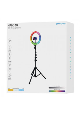 Кільцева світлодіодна RGB лампа Proove Halo (10inch) white