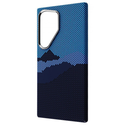 Чохол WAVE Gleam Case with Magnetic Ring Samsung Galaxy S24 Ultra blue stripes