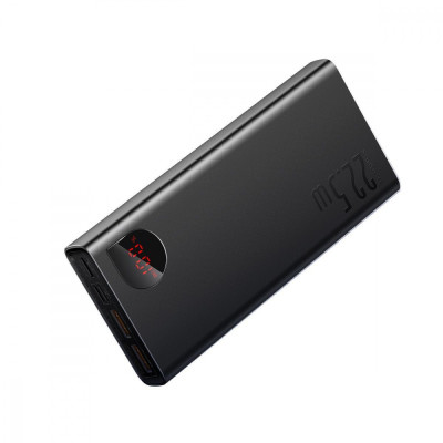 Портативна батарея Baseus Adaman Metal Overseas 22,5W 20000mAh black