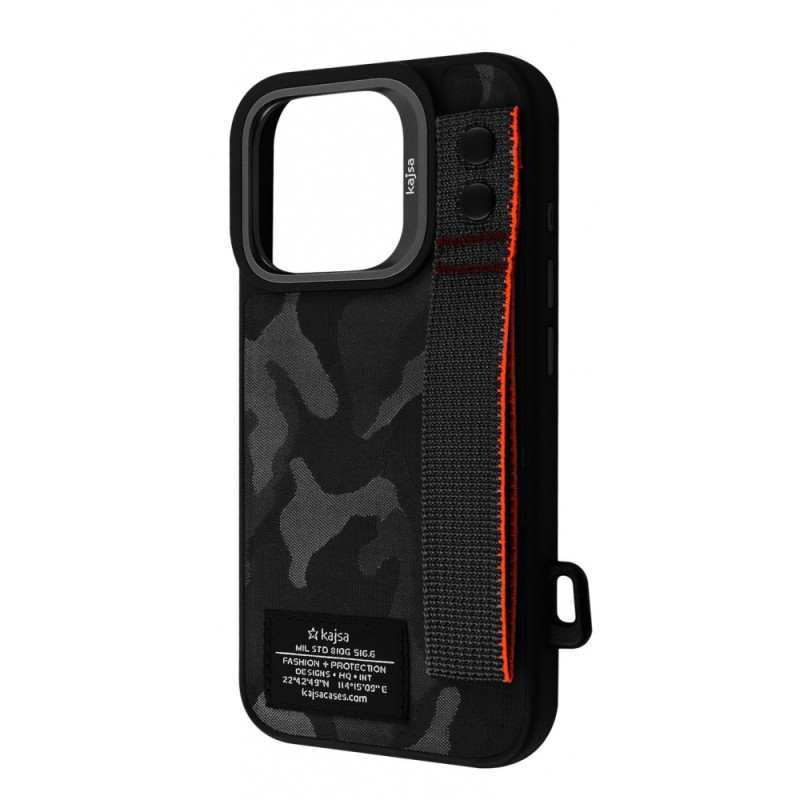 Чохол Kajsa Outdoor Collection with Magnetic Ring iPhone 16 Pro black