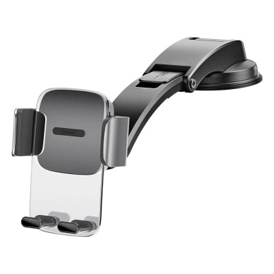 Автомобільний тримач Baseus Easy Control Clamp Pyste Type + Air Outlet set silver