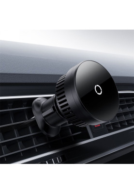 Автомобільний тримач з Бездротовим ЗП Baseus MagPro Series Magnetic Qi2 15W black