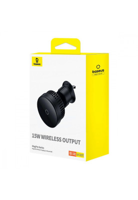 Автомобільний тримач з Бездротовим ЗП Baseus MagPro Series Magnetic Qi2 15W black