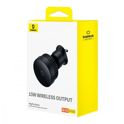 Автомобільний тримач з Бездротовим ЗП Baseus MagPro Series Magnetic Qi2 15W black