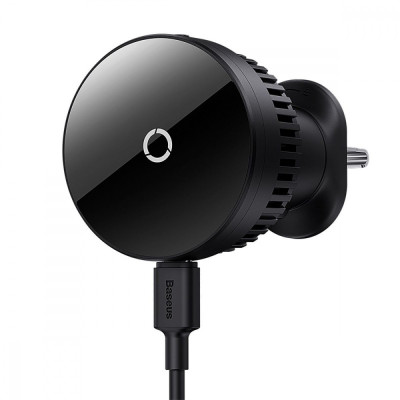 Автомобільний тримач з Бездротовим ЗП Baseus MagPro Series Magnetic Qi2 15W black