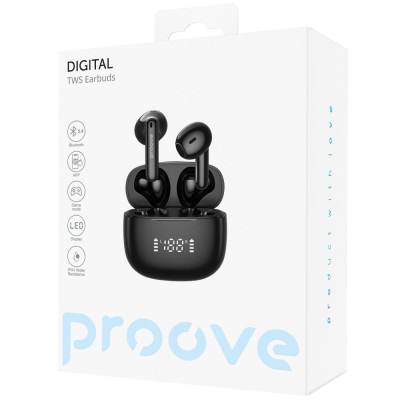 Бездротові навушники Proove Digital TWS (APP) black