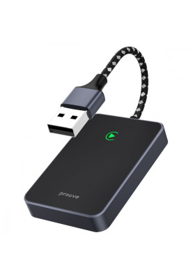 Бездротовий адаптер CarPlay Proove СP-01 Wireless Car Adapter black