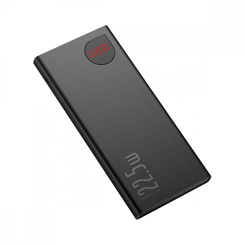 Портативна Батарея Baseus Adaman Metal Digital Display Overseas Edition 22.5W 10000mAh black