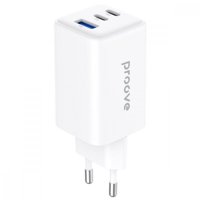 МЗП Proove Pocket GaN 65W (2Type-C + USB) white