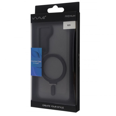 Чохол WAVE Attraction Case with Magnetic Ring Samsung Galaxy S23 blue Чохол WAVE Attraction Case with Magnetic Ring Samsung Galaxy S23 blue