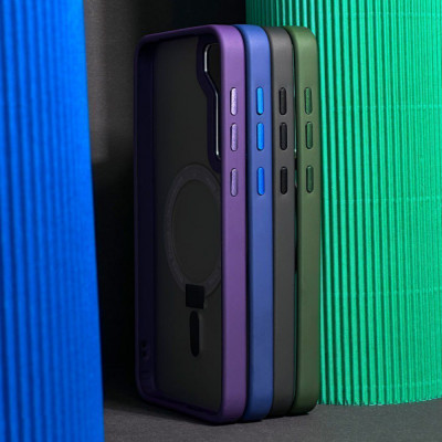 Чохол WAVE Attraction Case with Magnetic Ring Samsung Galaxy S23 blue Чохол WAVE Attraction Case with Magnetic Ring Samsung Galaxy S23 blue