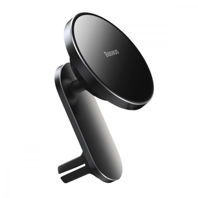 Автомобільний тримач з Бездротовим ЗП Baseus Big Energy 15W black