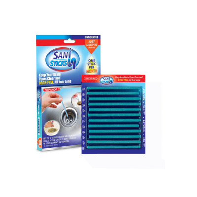 Палички від засмічення зливу раковини та каналізації Sani Sticks