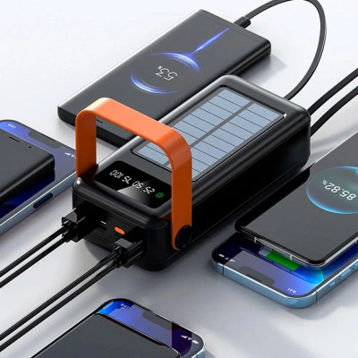 Зовнішній акумулятор / Повербанк YM-636CX 60000mAh / Power Bank SOLAR 4хUSB Зовнішній акумулятор / Повербанк YM-636CX 60000mAh / Power Bank SOLAR 4хUSB