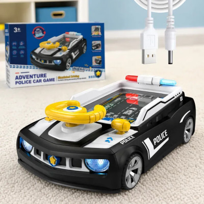 Дитячий симулятор водіння / Ігровий гоночний симулятор Adventure Racing Car Чорний Дитячий симулятор водіння / Ігровий гоночний симулятор Adventure Racing Car Чорний