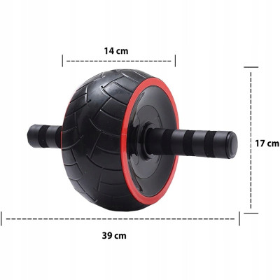 Колесо для преса JIANFULUN 151215 Red-Black / Ролик для преса