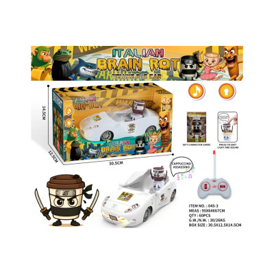 Машинка радіокерована Italian Brain Rot - Deluxe R/C Car "Cappuccino Assassino"