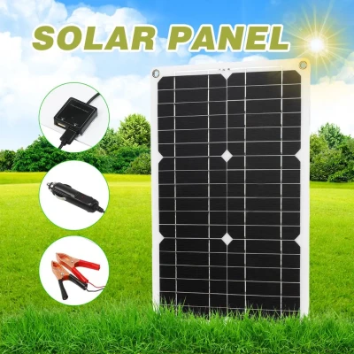 Сонячна панель 100W 12V Моно Сонячні батареї 100W