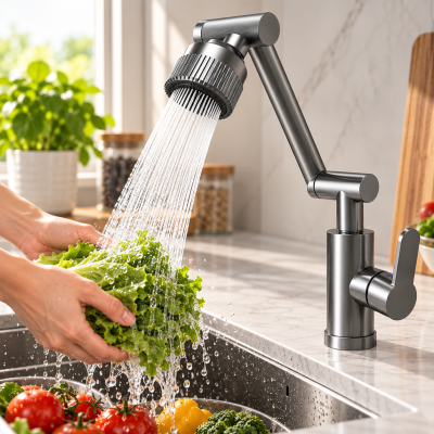 Поворотний змішувач Faucet з аератором / Кран-трансформер 360° Поворотний змішувач Faucet з аератором / Кран-трансформер 360°