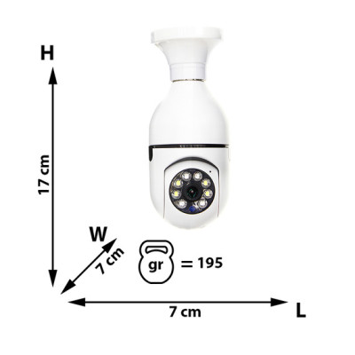 Зовнішня Wi-Fi камера E280-1080P на 2 мегапікселі