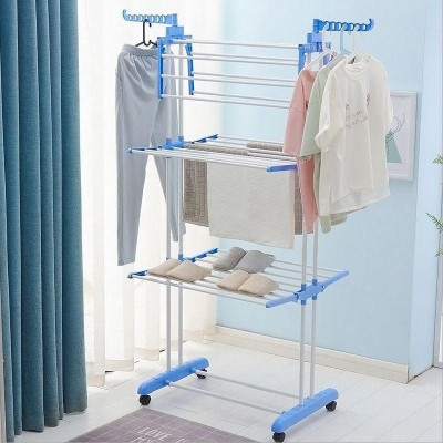 Сушарка для речей Складна сушарка для білизни Garment Rack With Wheels Сушарка для речей Складна сушарка для білизни Garment Rack With Wheels