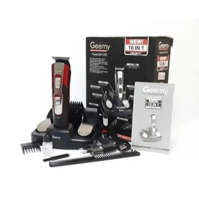 Машинка для стрижки волосся Gemei GM-592 10 в 1, Електробритва, триммер