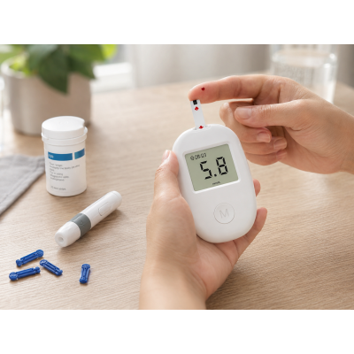 Глюкометр Glucose Meter GLM-76 + 50 тест-смужок та ланцети