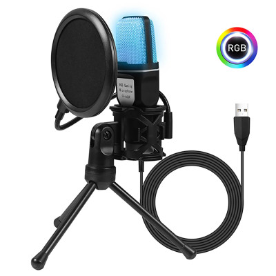 Конденсаторний мікрофон Yanmai SF666R USB з RGB-підсвічуванням Конденсаторний мікрофон Yanmai SF666R USB з RGB-підсвічуванням