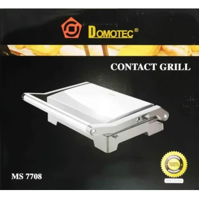 Гриль контактний Domotec MS 7708, притискний гриль