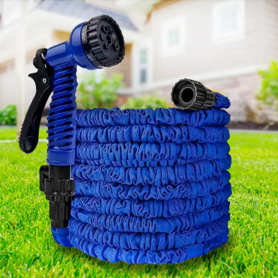 Шланг для поливу V-HOSE PRO 90 метрів поливальний розтягується з розпилювачем