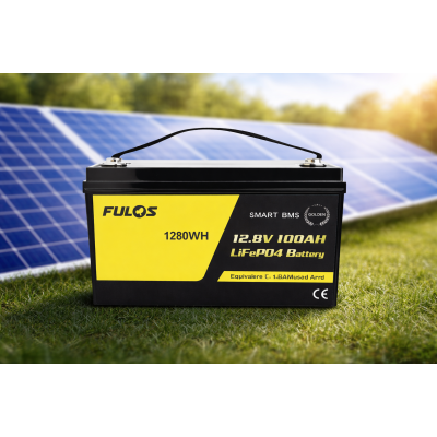 Акумулятор BATTERY liFePo FULOS 12V 100Ah для дому, квартири, ДБЖ та сонячних електростанцій