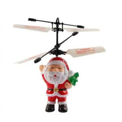 Літаюча іграшка Flying Santa літаючий Дід Мороз Cанта Клаус