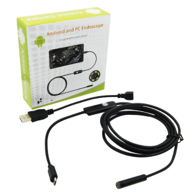 Камера Ендоскоп Android та PC Endoscope, гнучка USB-камера (100P) 2 м