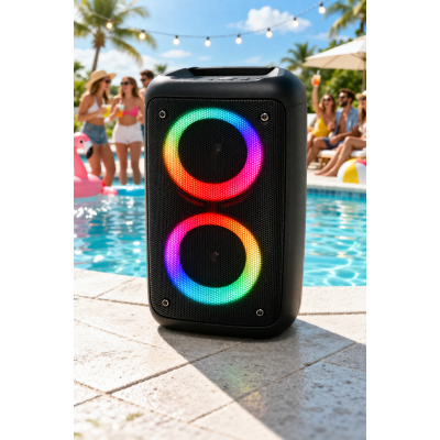 Бездротова багатофункціональна колонка ABS-3202 з RGB-підсвічуванням