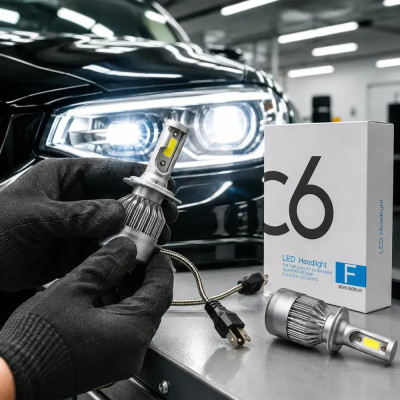 Автомобільні LED лампи C6-H4 36W / Комплект автомобільних ламп 2 шт Автомобільні LED лампи C6-H4 36W / Комплект автомобільних ламп 2 шт